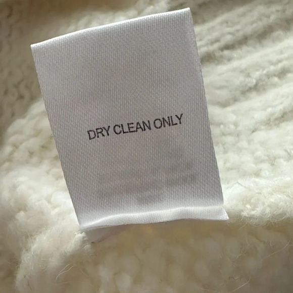 dh NEW YORK Merino Wool Baby Alpaca Cropped Knit Sweater Neutral Casual, Medium - Picture 14 of 16